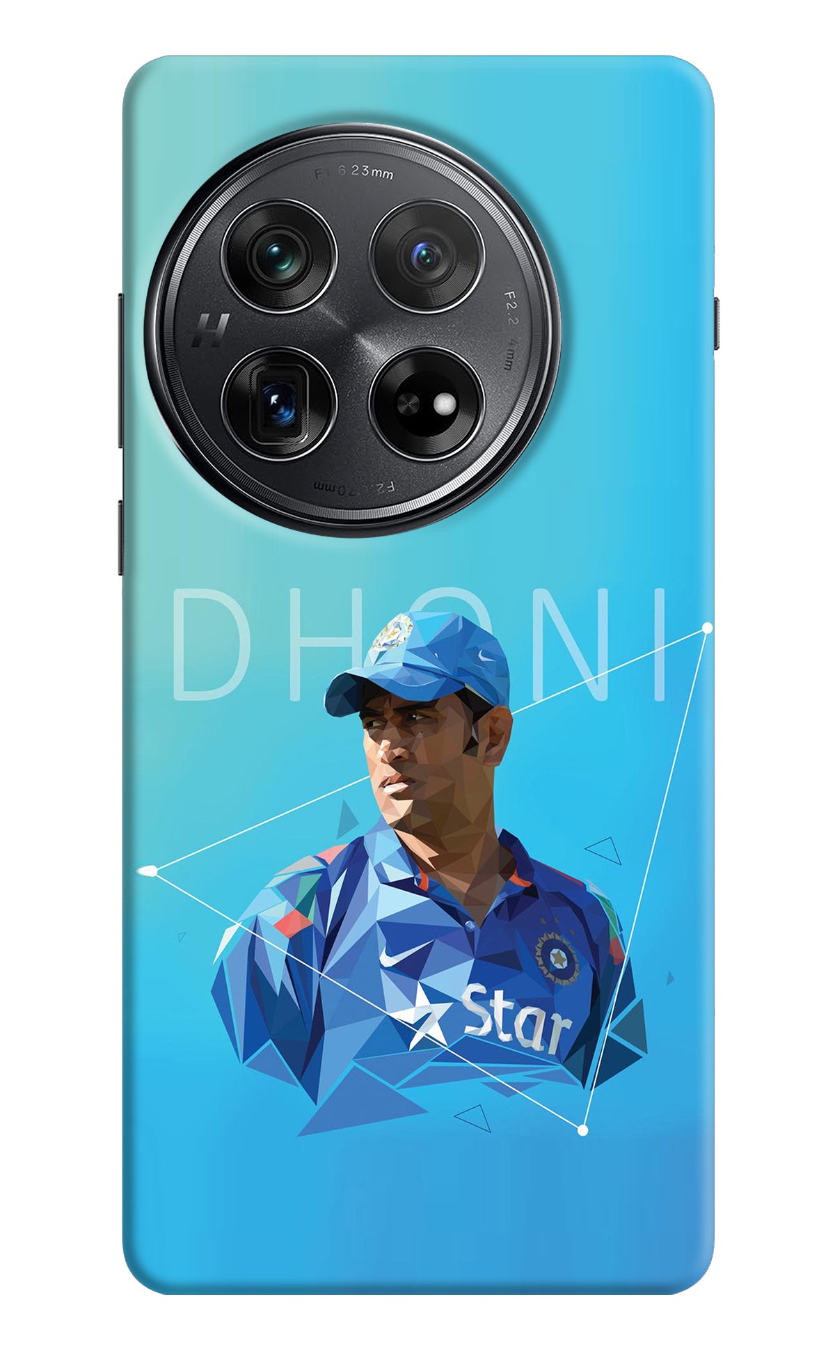 Dhoni Artwork Oneplus 12 Back Cover