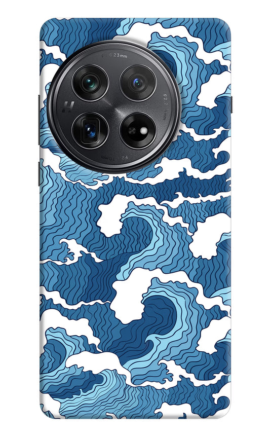 Blue Waves Oneplus 12 Hard Case Back Cover by Casekaro