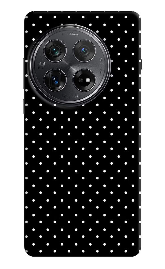 White Dots Oneplus 12 Hard Case Back Cover by Casekaro
