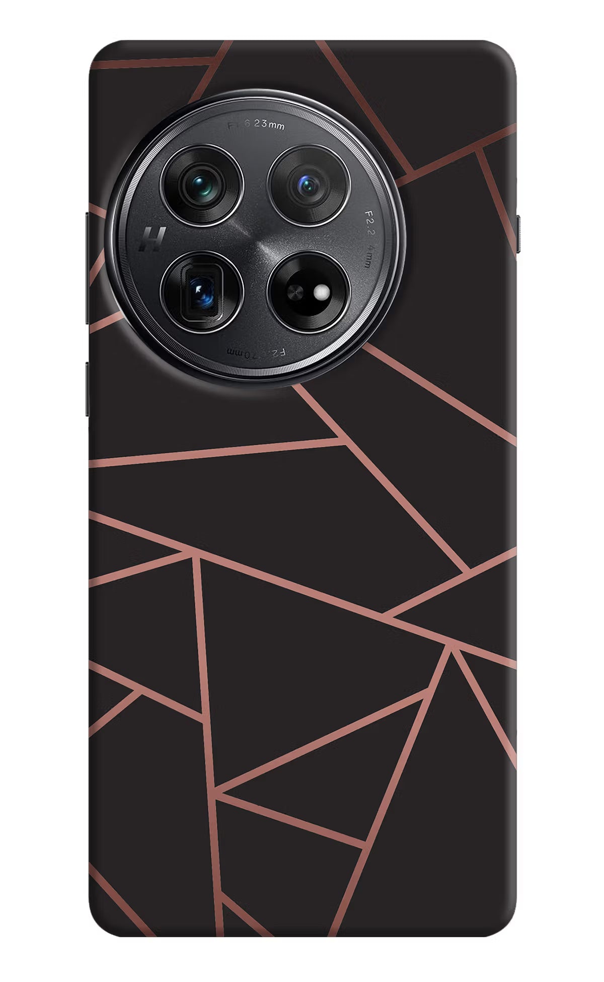 Geometric Pattern Oneplus 12 Hard Case Back Cover by Casekaro