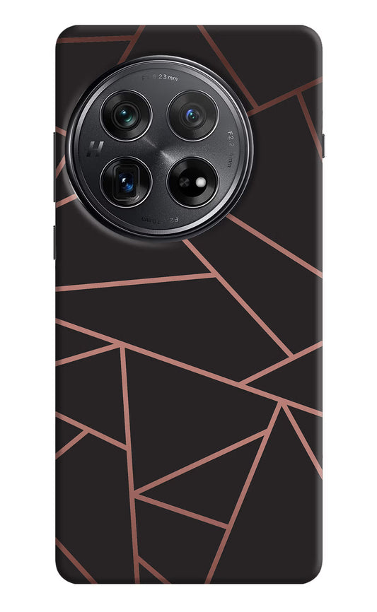Geometric Pattern Oneplus 12 Hard Case Back Cover by Casekaro