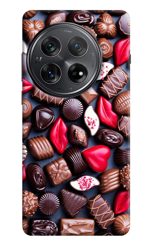 Chocolates Oneplus 12 Hard Case Back Cover by Casekaro