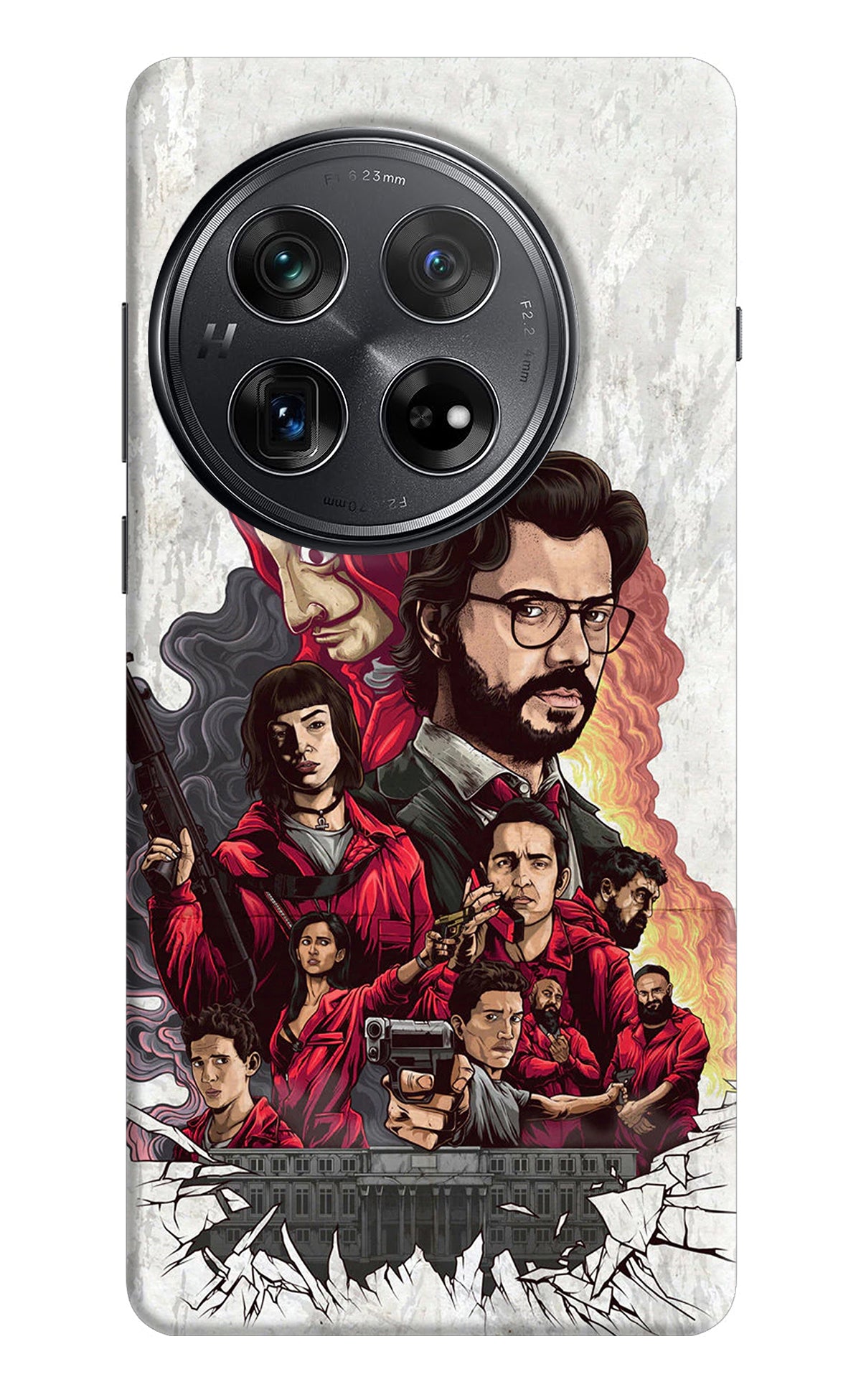 Money Heist Artwork Oneplus 12 Back Cover