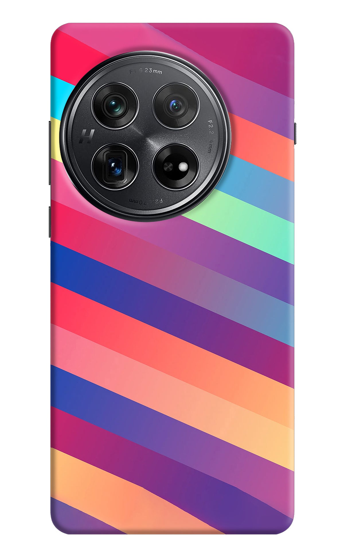 Stripes color Oneplus 12 Back Cover