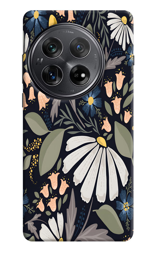 Flowers Art Oneplus 12 Hard Case Back Cover by Casekaro