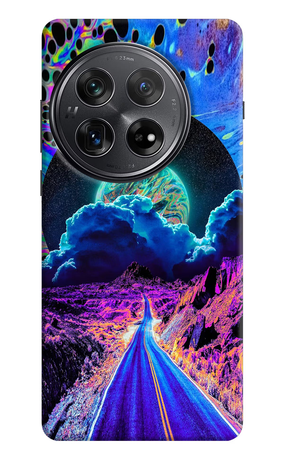 Psychedelic Painting Oneplus 12 Hard Case Back Cover by Casekaro