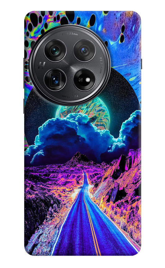 Psychedelic Painting Oneplus 12 Hard Case Back Cover by Casekaro