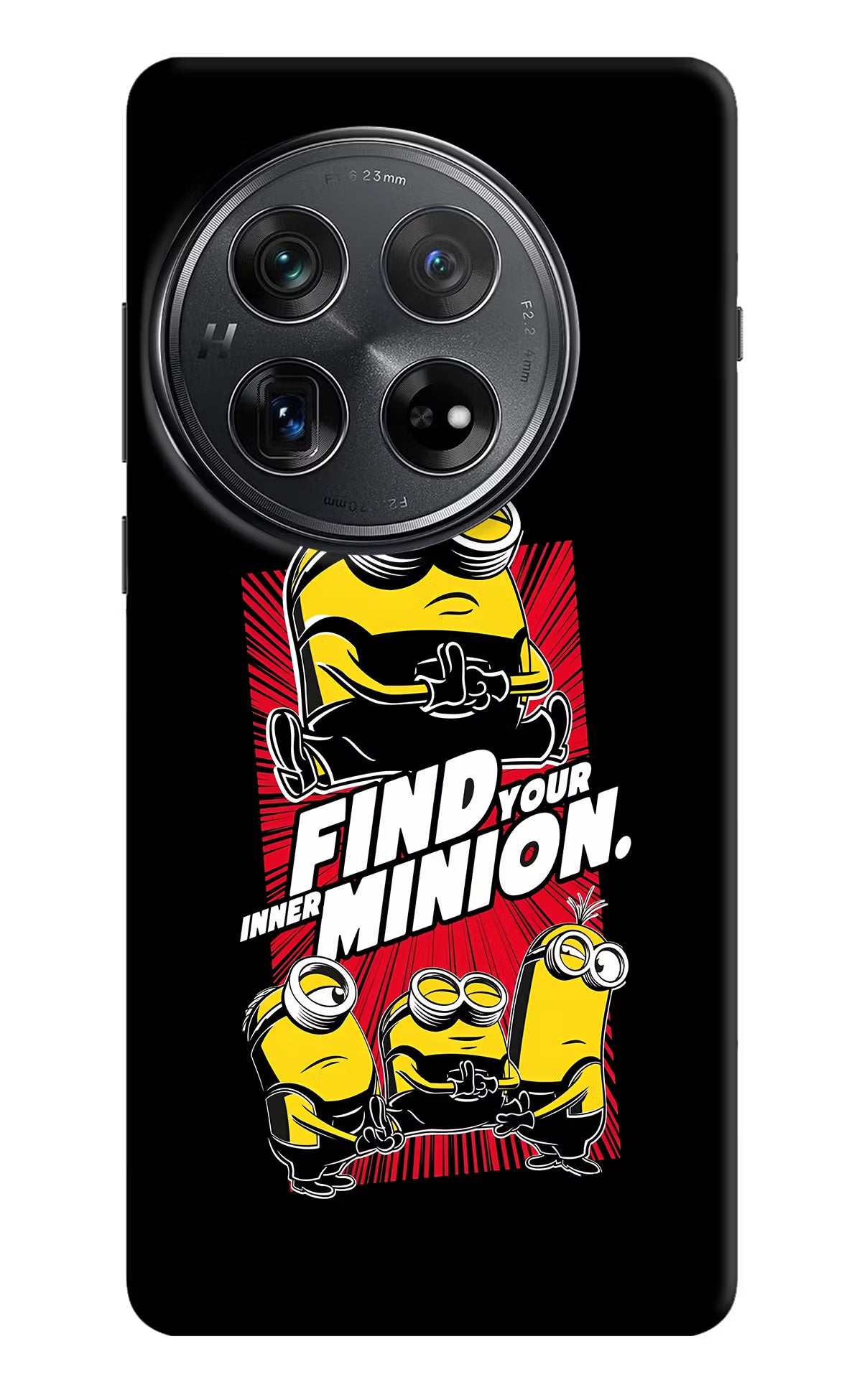 Find your inner Minion Oneplus 12 Hard Case Back Cover by Casekaro
