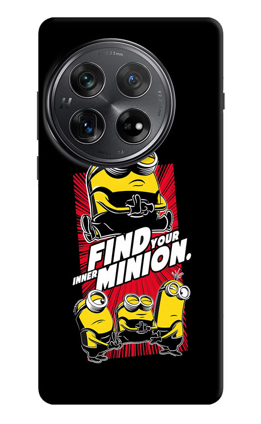 Find your inner Minion Oneplus 12 Hard Case Back Cover by Casekaro