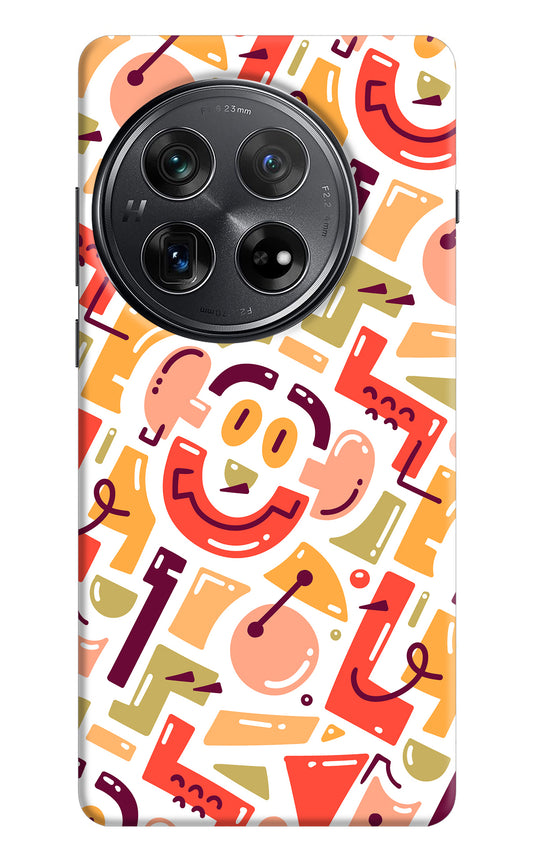 Doodle Pattern Oneplus 12 Back Cover