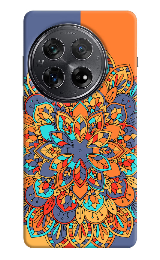 Color Mandala Oneplus 12 Hard Case Back Cover by Casekaro