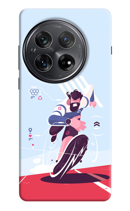 Run Pro Oneplus 12 Hard Case Back Cover by Casekaro