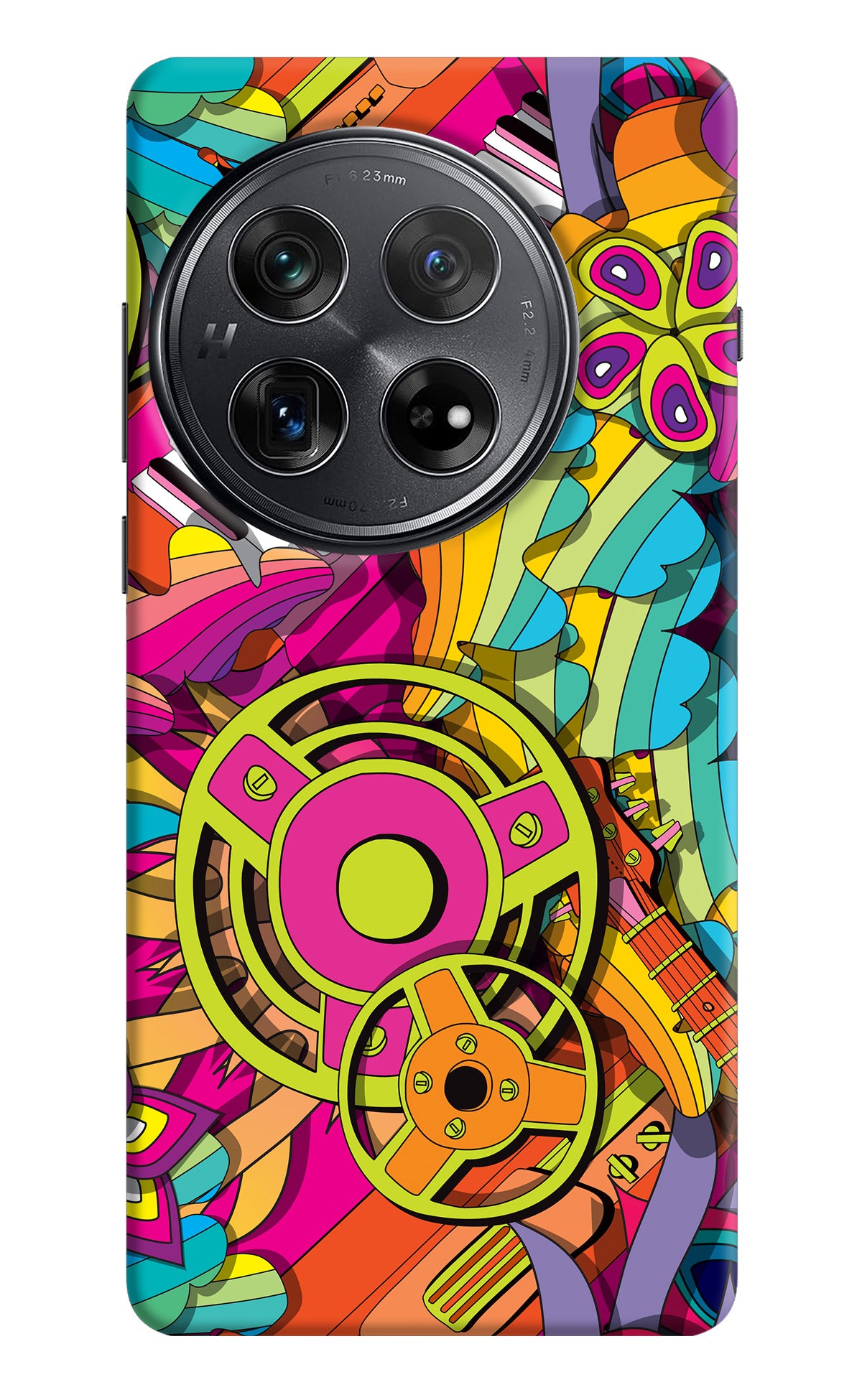 Music Doodle Oneplus 12 Back Cover