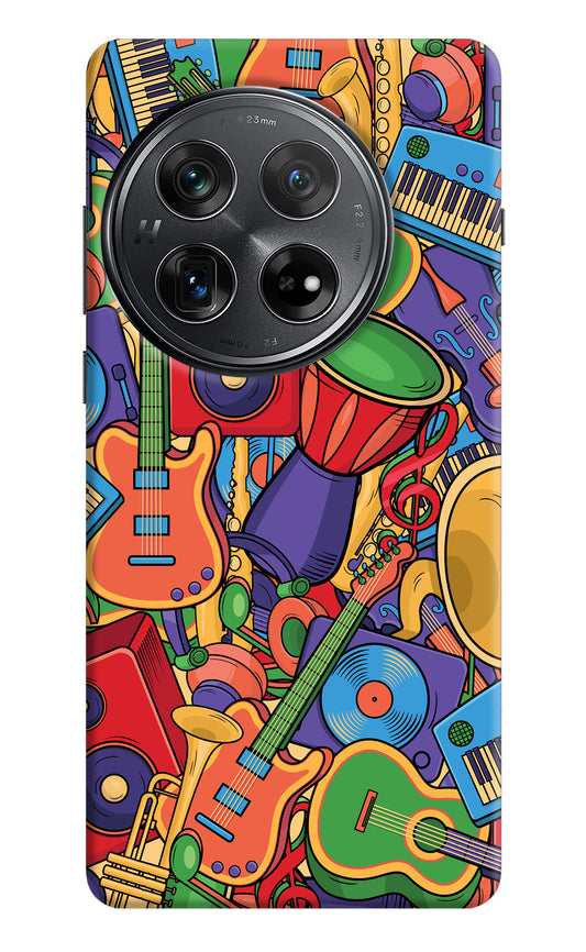 Music Instrument Doodle Oneplus 12 Back Cover