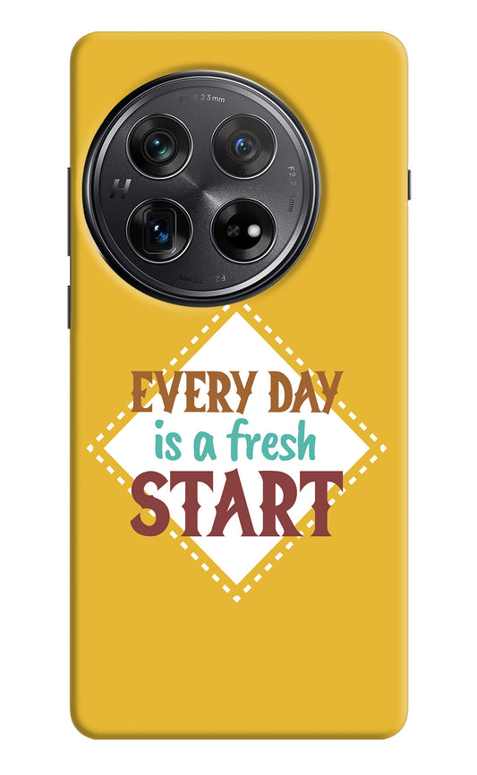 Every day is a Fresh Start Oneplus 12 Back Cover