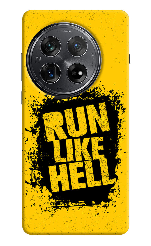 Run Like Hell Oneplus 12 Back Cover