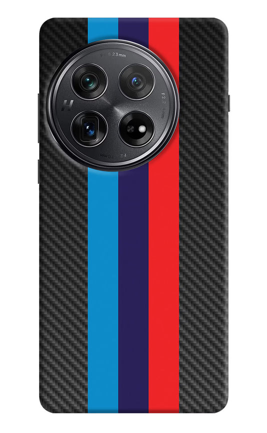 BMW Stripes Pattern Oneplus 12 Hard Case Back Cover by Casekaro