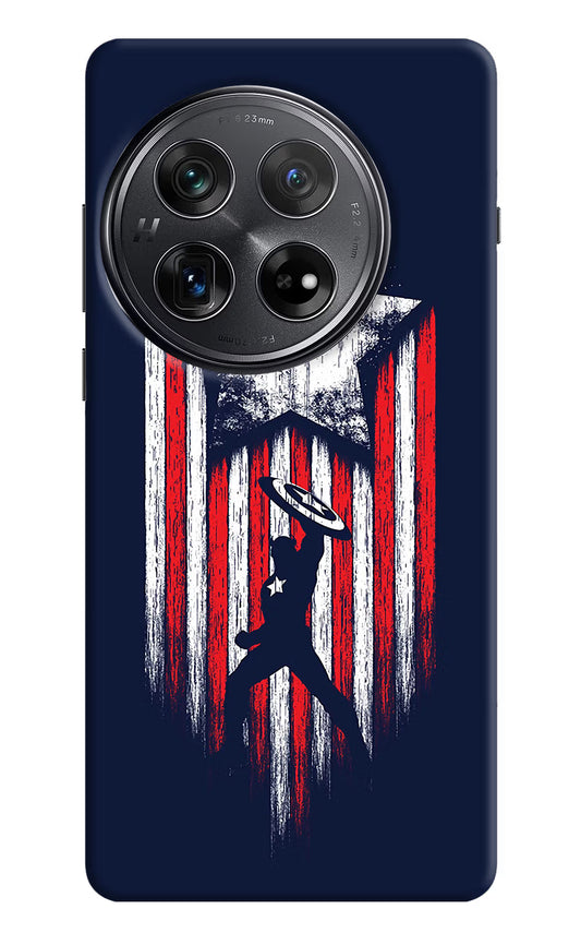 Captain America Marvel Art Oneplus 12 Hard Case Back Cover by Casekaro
