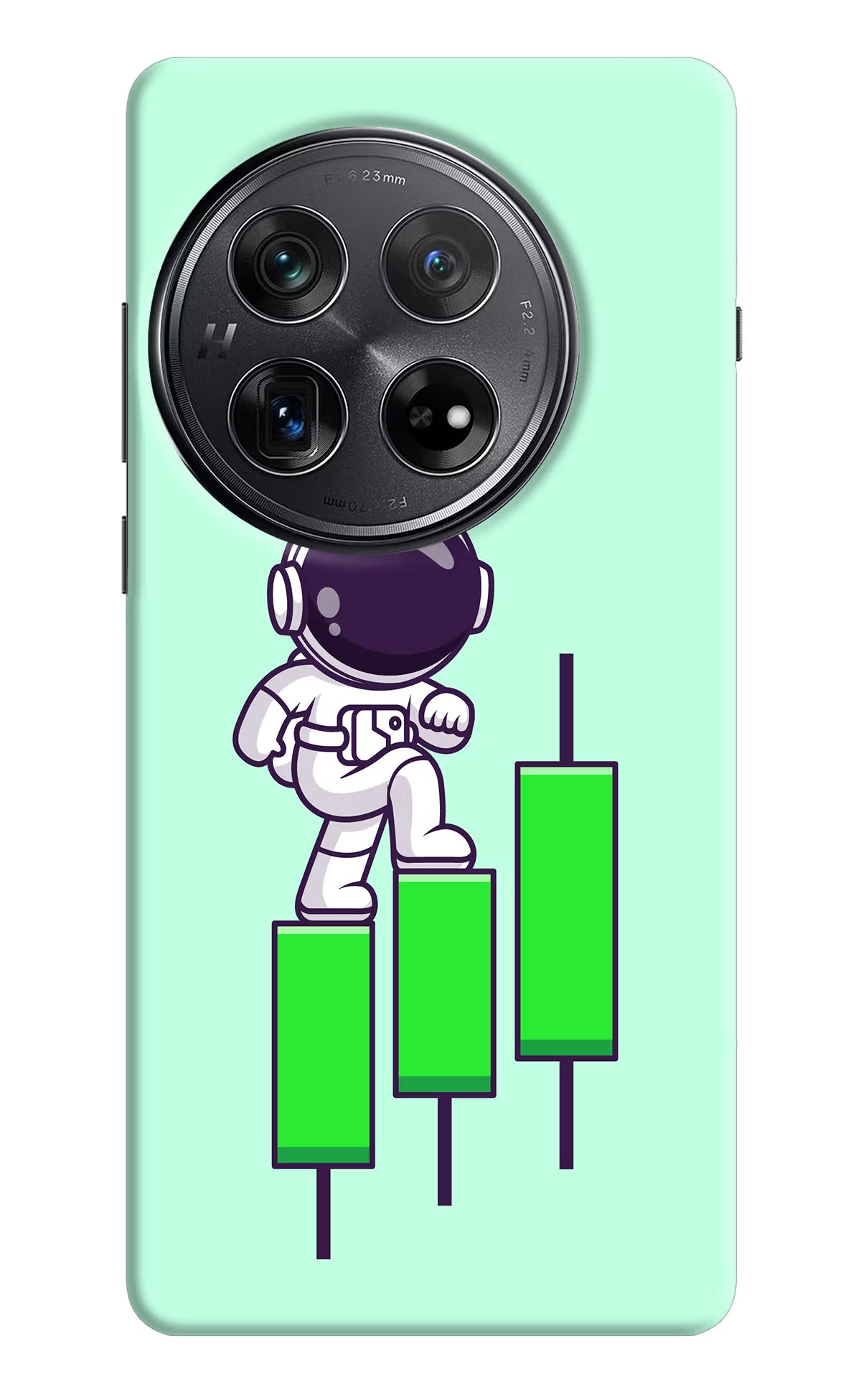 Astronaut Trader Oneplus 12 Hard Case Back Cover by Casekaro