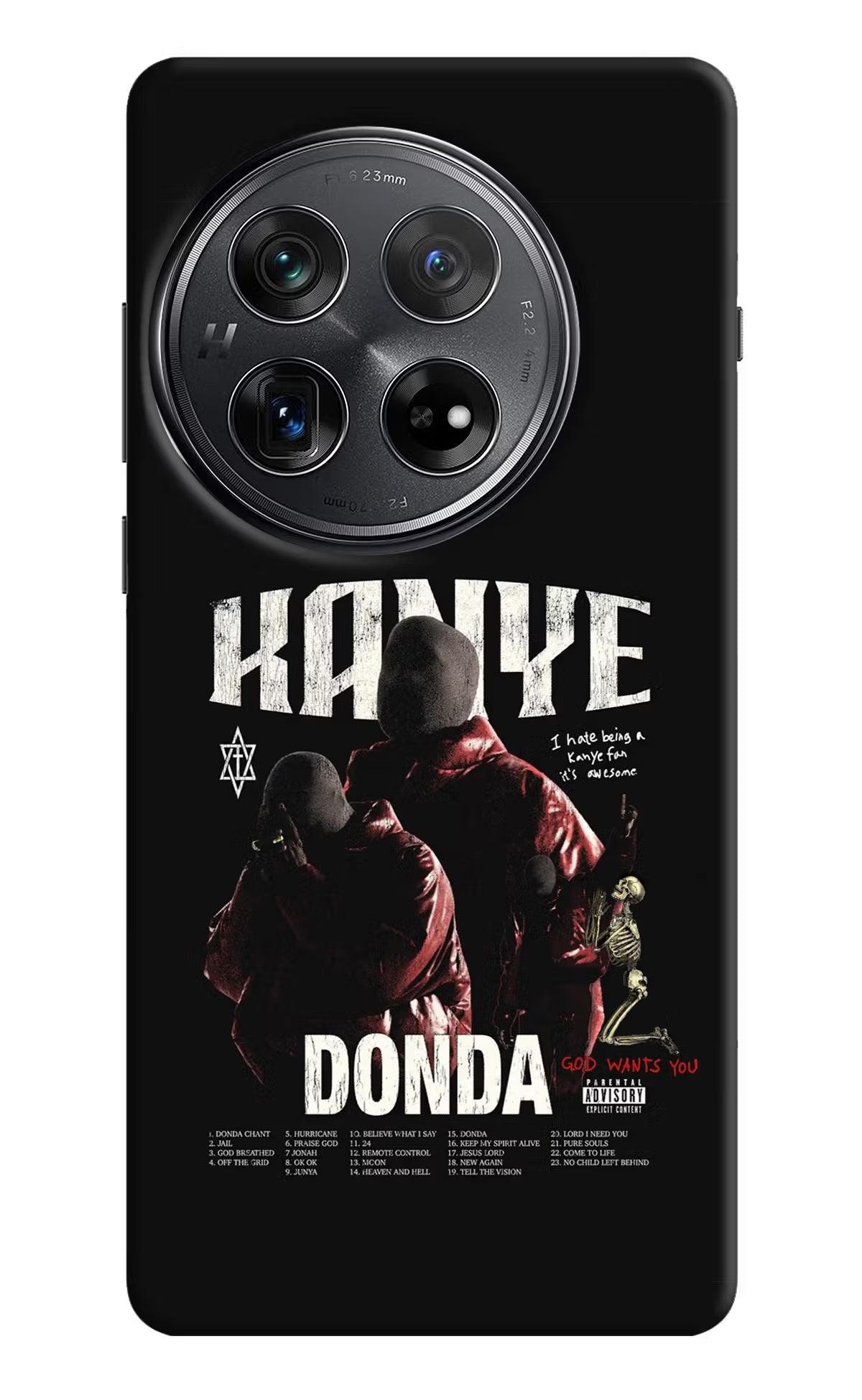 Donda Kanye West Oneplus 12 Hard Case Back Cover by Casekaro