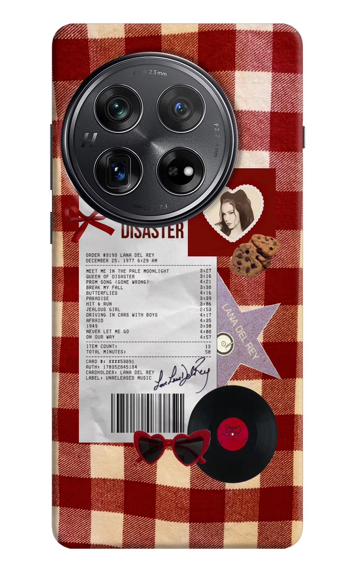 Queen of Disaster Oneplus 12 Hard Case Back Cover by Casekaro