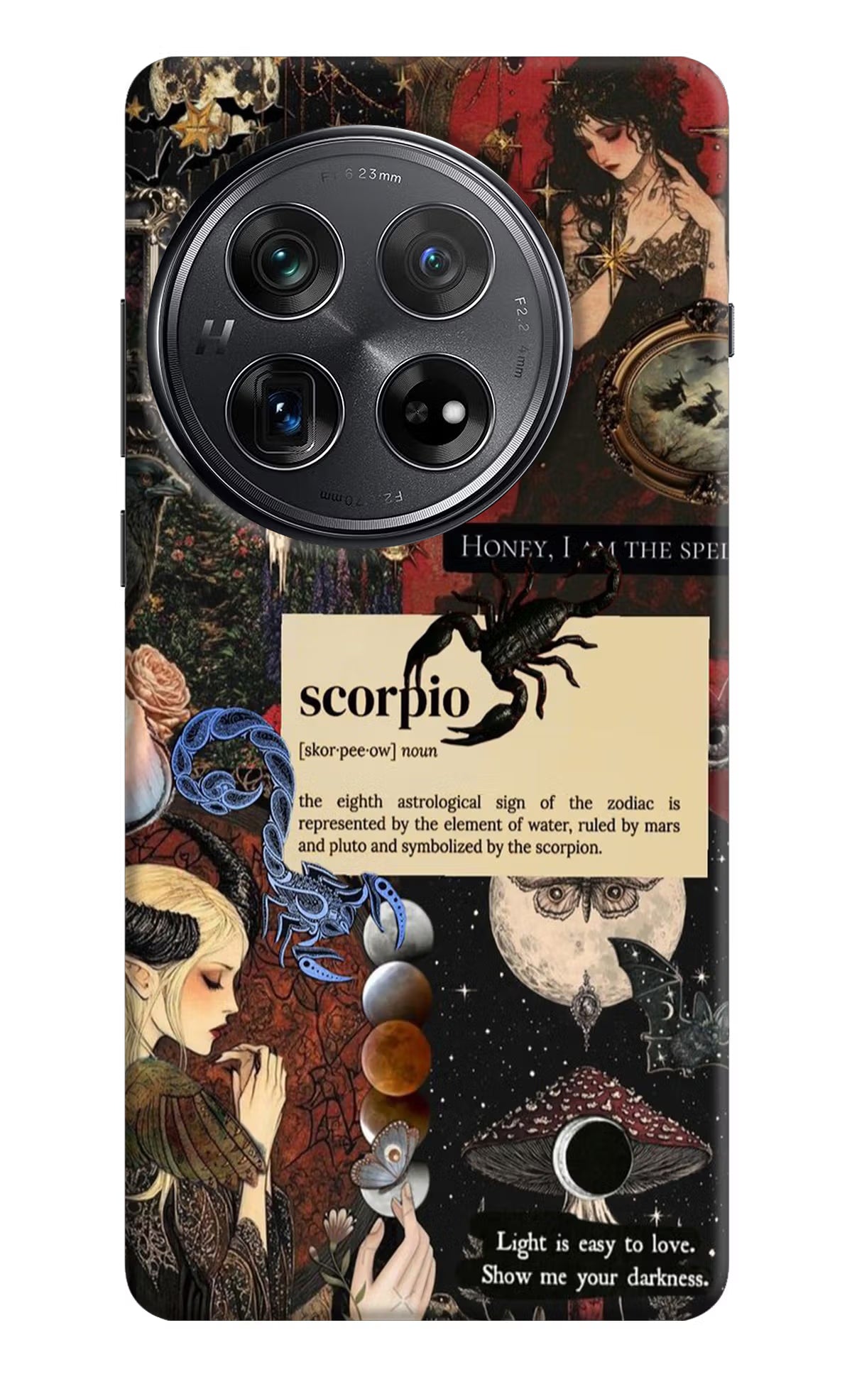 Scorpio Zodiac Oneplus 12 Hard Case Back Cover by Casekaro