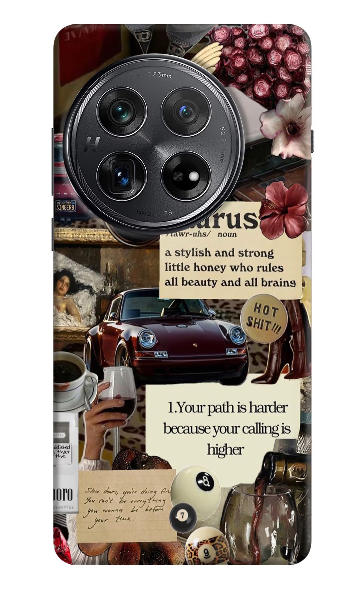 Taurus Zodiac Oneplus 12 Hard Case Back Cover by Casekaro