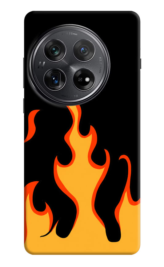 Fired Up – Black Oneplus 12 Hard Case Back Cover by Casekaro