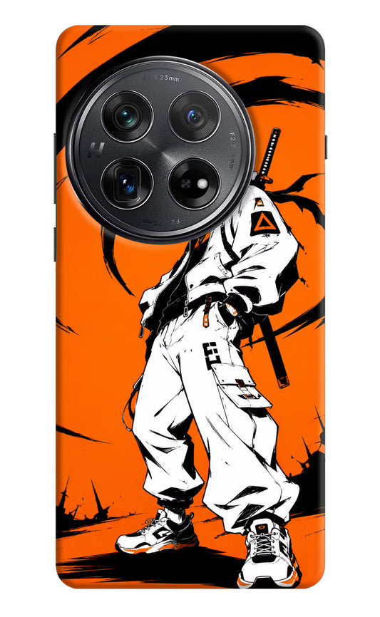 Street Samurai  Oneplus 12 Hard Case Back Cover by Casekaro