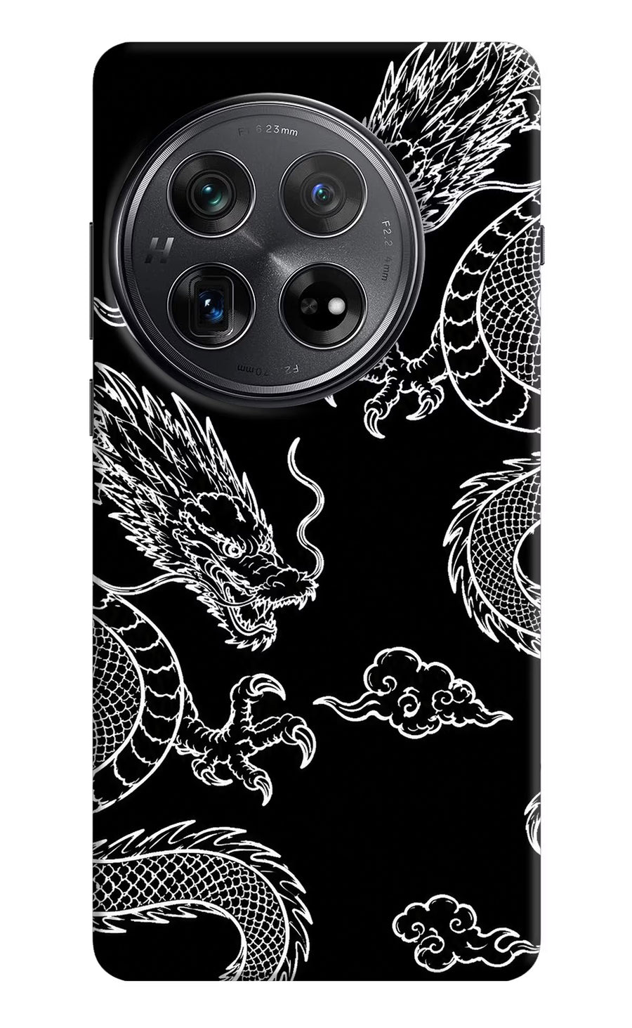 Twin Dragons Oneplus 12 Back Cover, Hard case