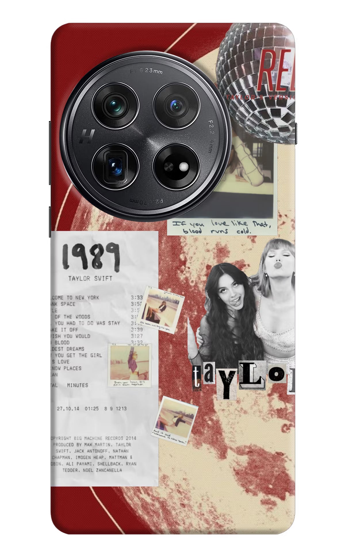 Taylor Swift Oneplus 12 Back Cover