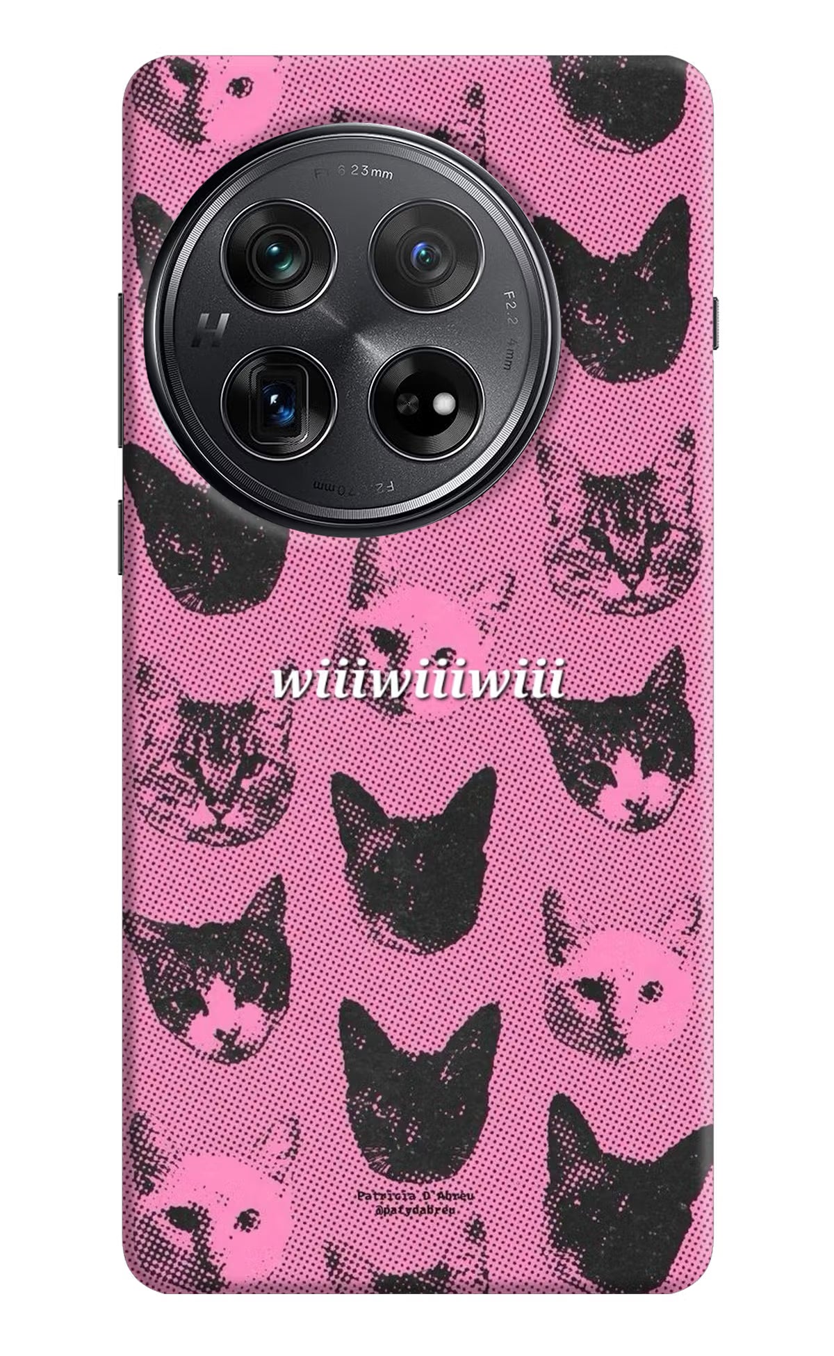 Pink Cats Oneplus 12 Back Cover