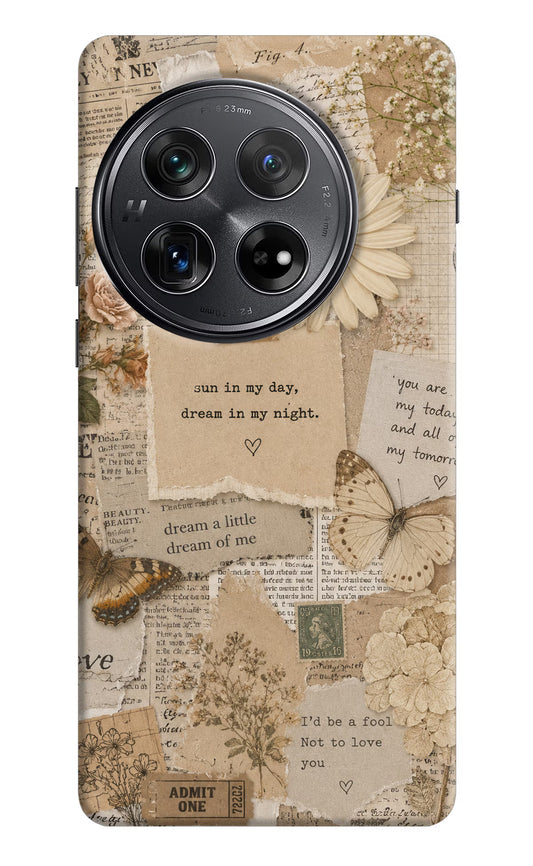 Vintage case Oneplus 12 Back Cover