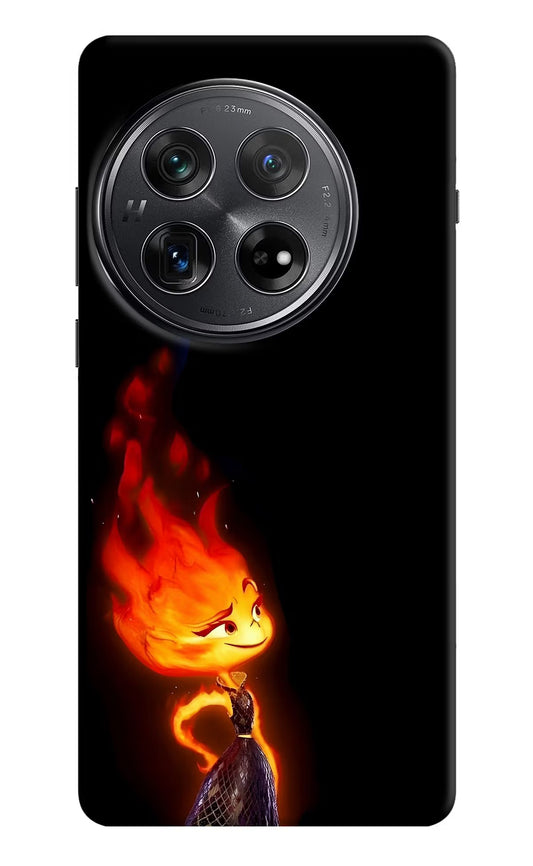 Ember Flame Oneplus 12 Hard Case Back Cover by Casekaro