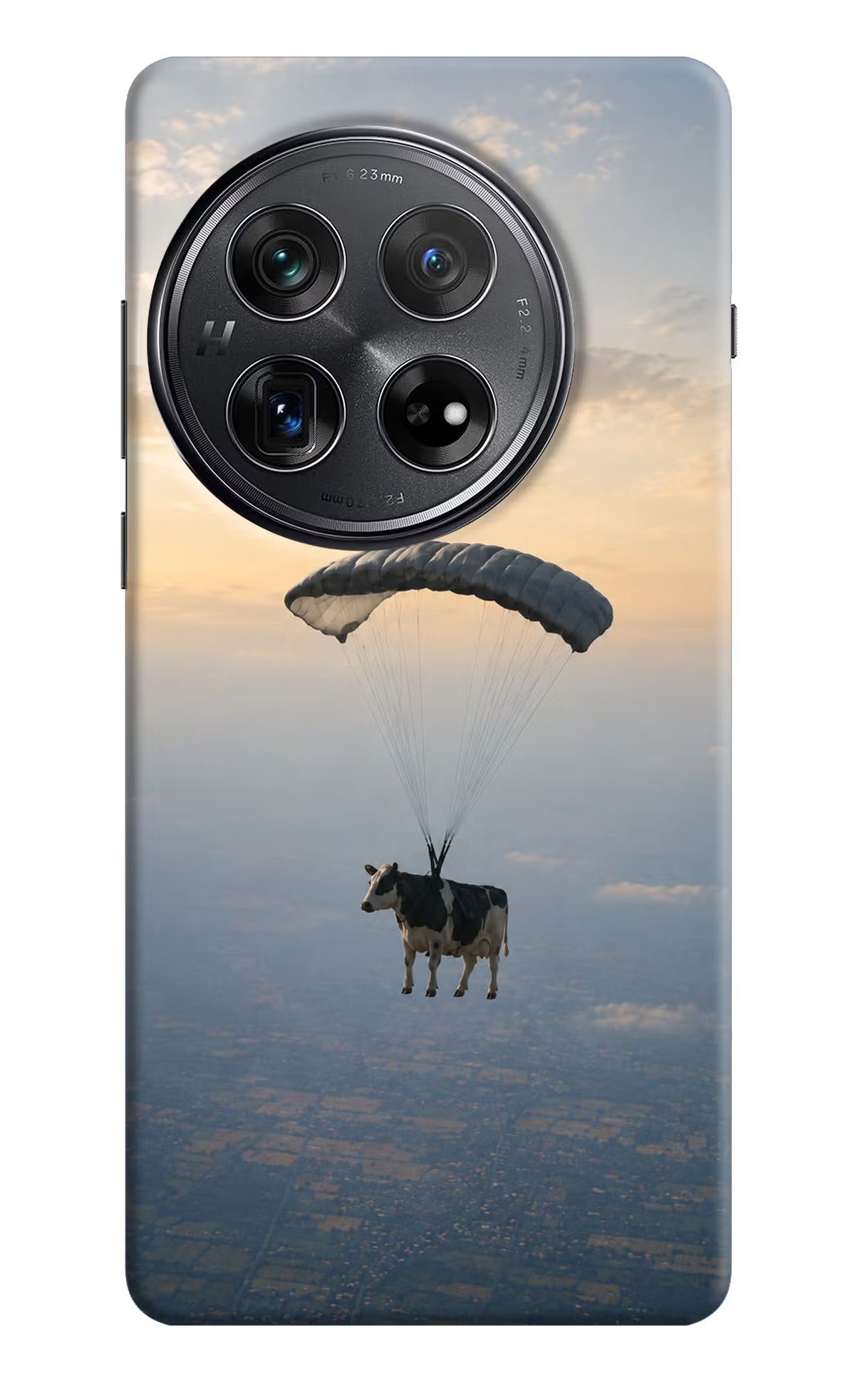 Skydiving Cow Oneplus 12 Back Cover
