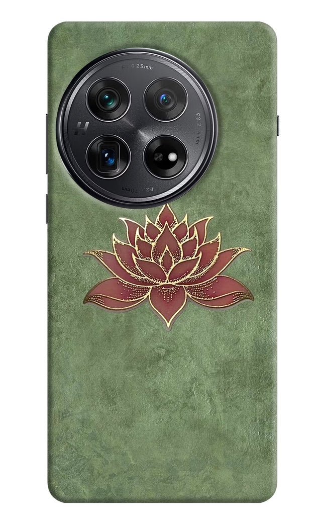 Lotus Grace Oneplus 12 Hard Case Back Cover by Casekaro