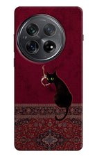 Midnight Cat Oneplus 12 Back Cover