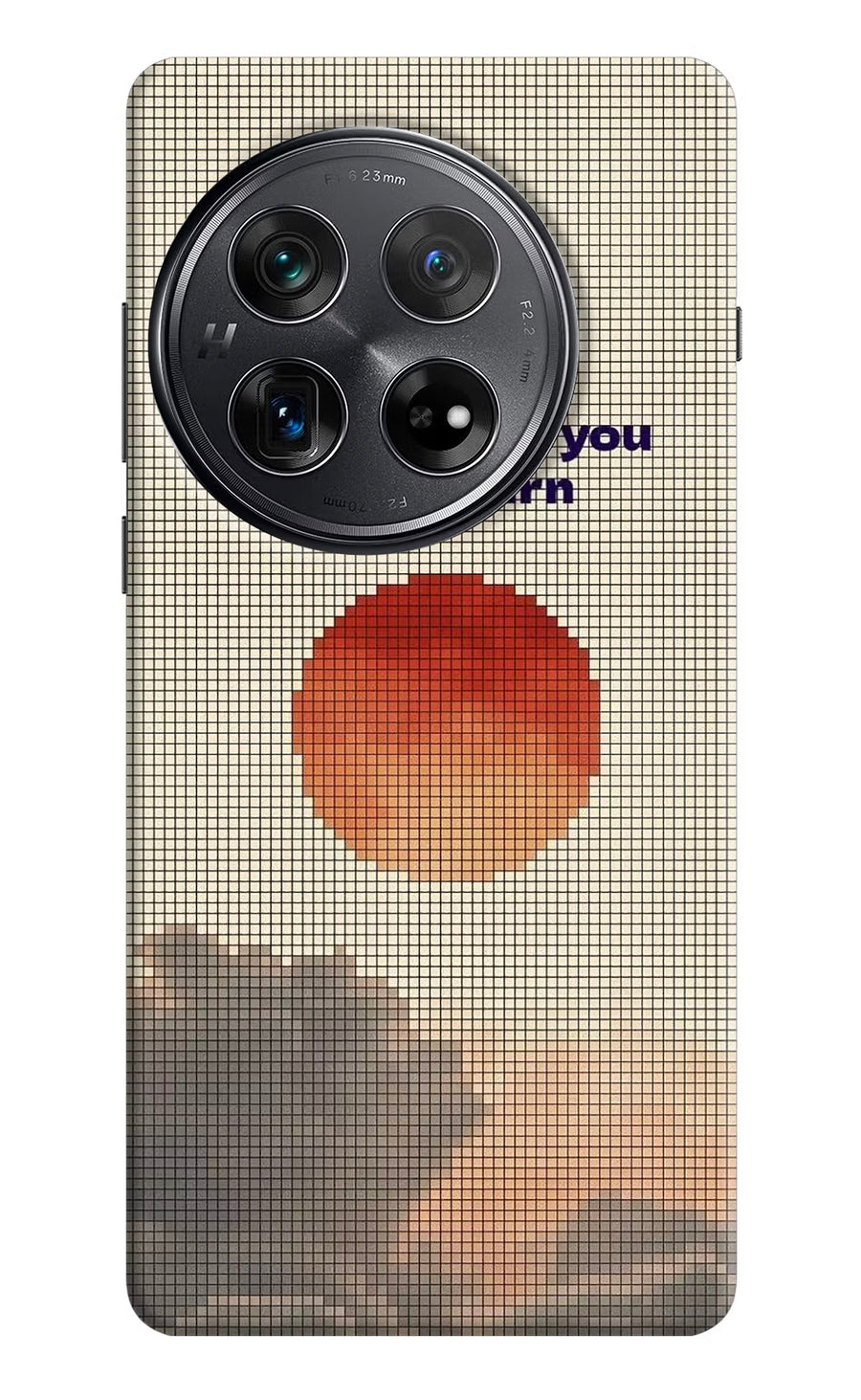 Pixel Sun Oneplus 12 Back Cover, Hard case