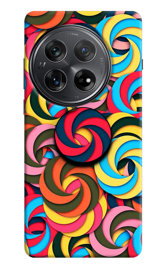 Spiral Pattern Oneplus 12 Pop Case by Casekaro