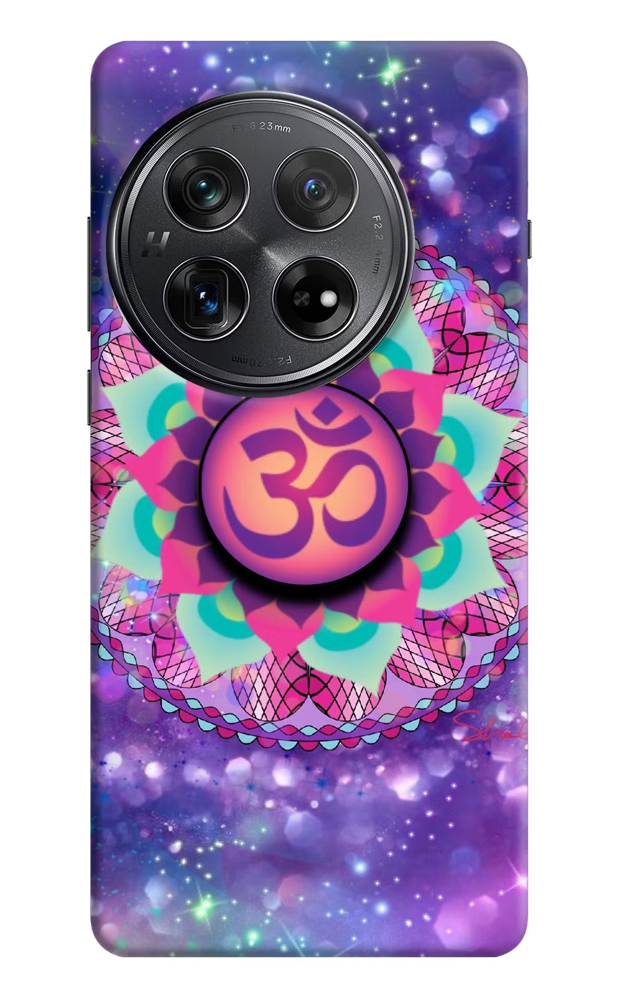 Om Purple Oneplus 12 Pop Case by Casekaro