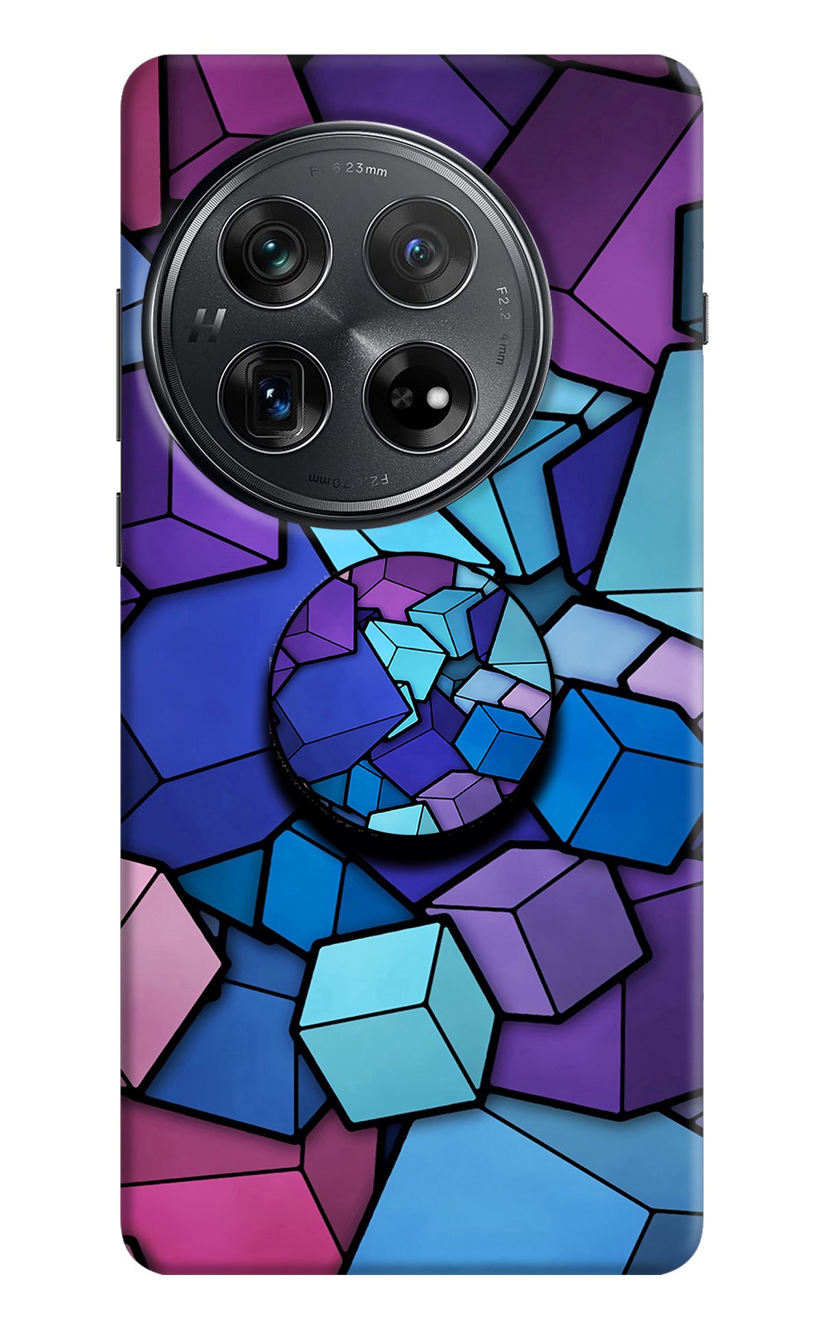 Cubic Abstract Oneplus 12 Pop Case