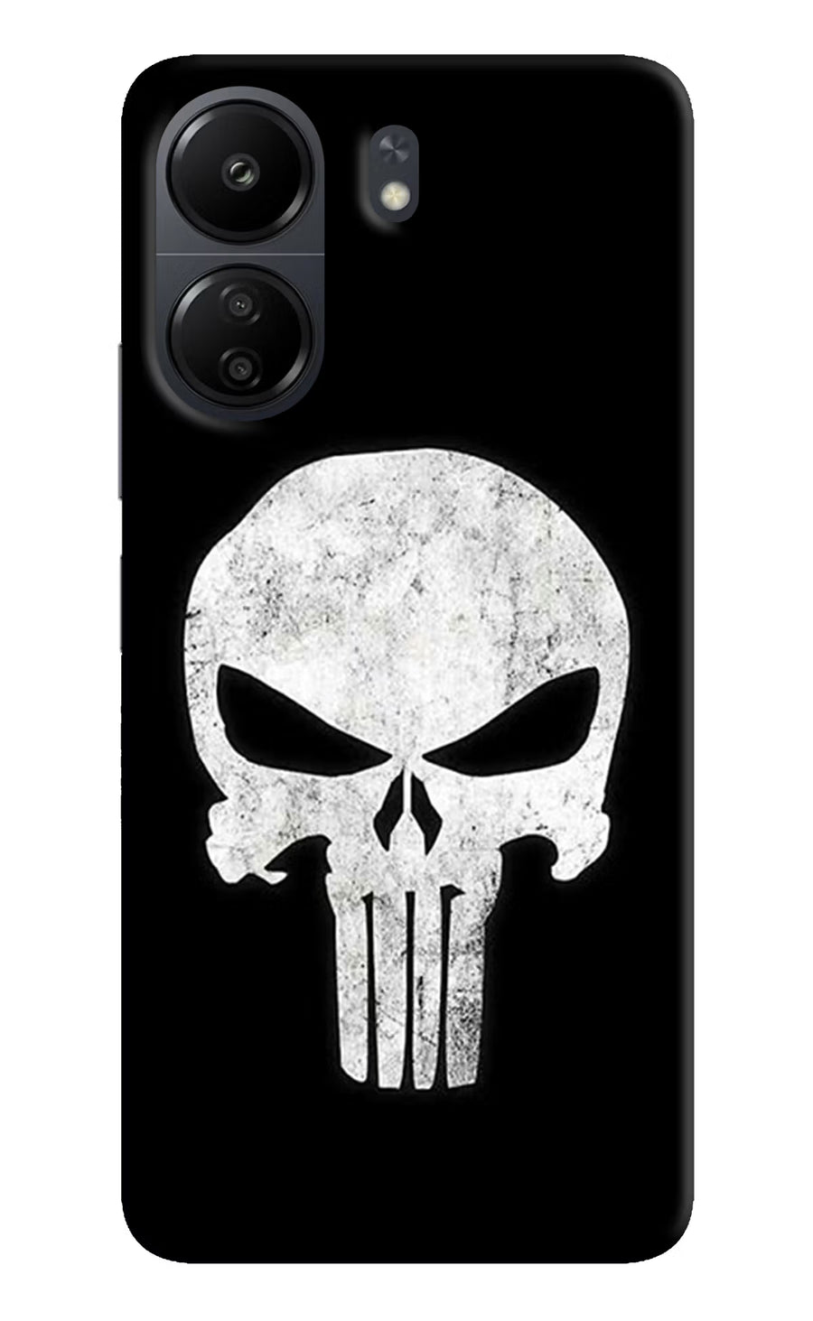 Punisher Skull Poco C65 Back Cover, Hard case