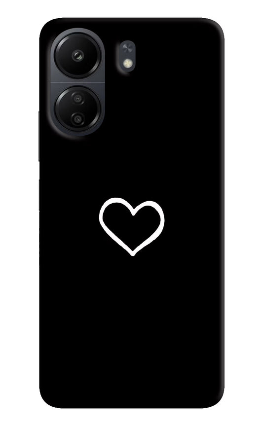 Heart Poco C65 Hard Case Back Cover by Casekaro