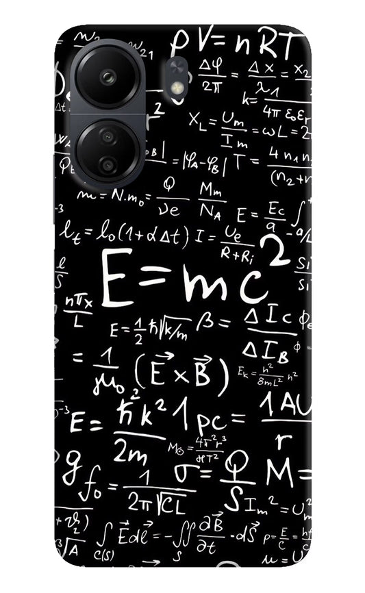 Physics Formula Poco C65 Hard Case Back Cover by Casekaro