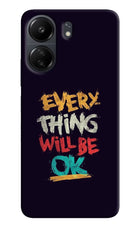 Everything Will Be Ok Poco C65 Hard Case Back Cover by Casekaro