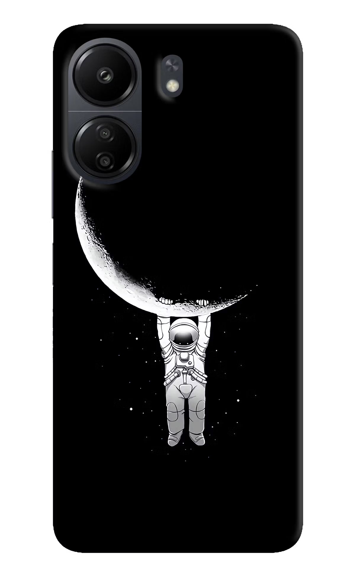 Moon Space Poco C65 Hard Case Back Cover by Casekaro