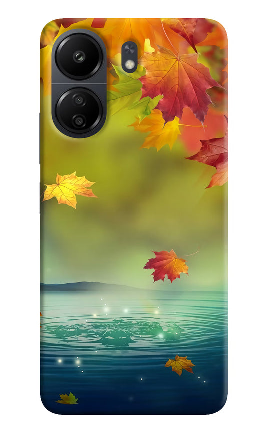 Flowers Poco C65 Hard Case Back Cover by Casekaro