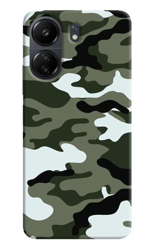 Camouflage Poco C65 Hard Case Back Cover by Casekaro