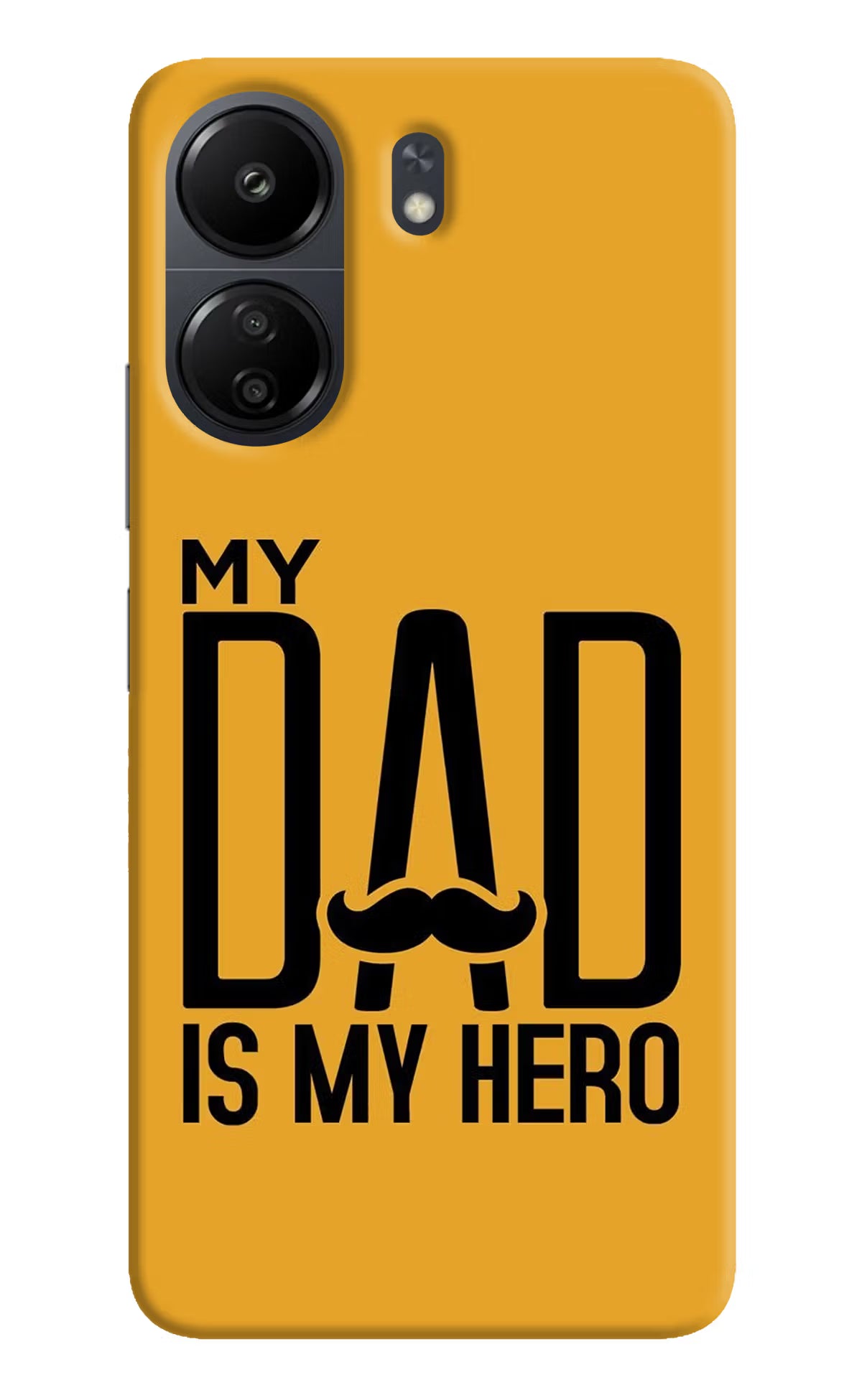 My Dad Is My Hero Poco C65 Hard Case Back Cover by Casekaro