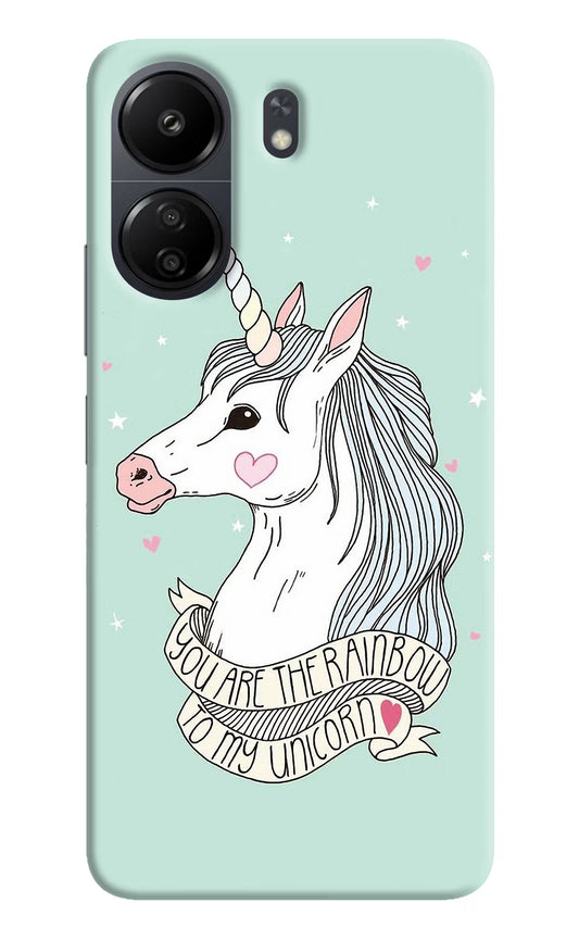 Unicorn Wallpaper Poco C65 Hard Case Back Cover by Casekaro